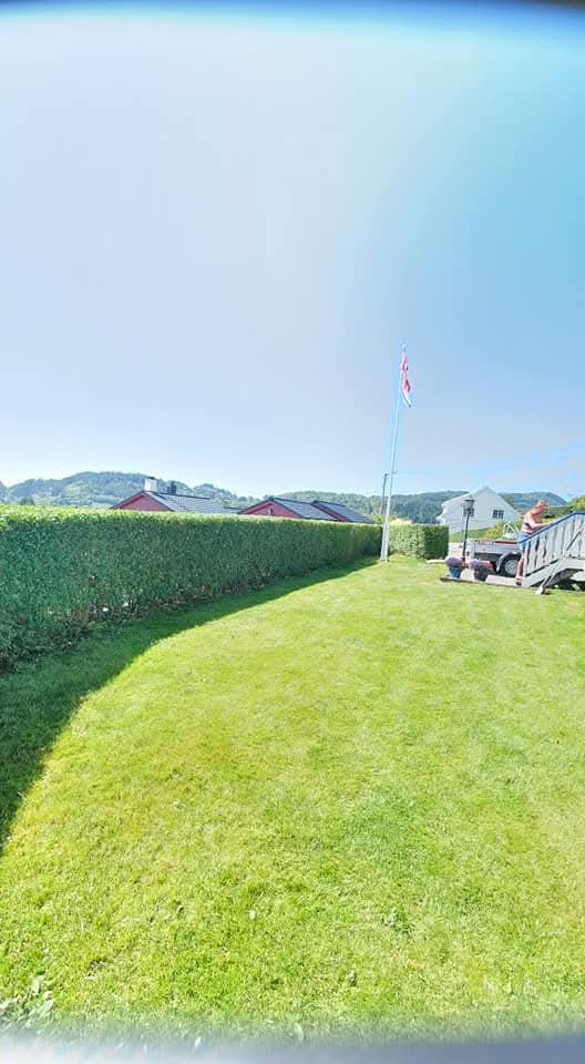Åpent grønt uteområde